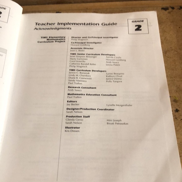 Math Trailblazers Teacher Implementation Guide Grade 2 - Picture 7 of 12